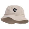 You Win Embroidered Pigment Dyed Bucket Hat - Khaki OSFM