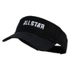 All Star Embroidered Cotton Twill Sun Visor - Black OSFM