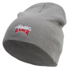 Hardcore Gamer Embroidered 8 inch Acrylic Short Blank Beanie - Grey OSFM