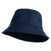 Cotton Plain Bucket Hat - Navy OSFM