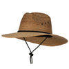 Men's Palm Braid Large Brim Fedora Hat
