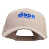 Dope Design Embroidered Big Size High Profile Twill Cap - Khaki XL-3XL