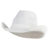 Women's Light Sequin Cowboy Hat - White OSFM