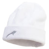 Exotic Birds Icon Embroidered Big Size Reversible Micro Fleece Cap - White XL-3XL