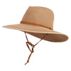 Women's 3.5 Inch Brim Paper Braid Fedora Crown Hat - Bronze OSFM