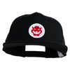 Fire Bowser Iron on Patched Flat Bill Snapback Trucker Cap - Black OSFM