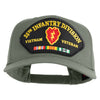 25th Infantry Division Vietnam Veteran Patched Solid Cotton Twill 5 Panel Prostyle Snap Cap - Grey OSFM