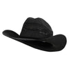 Ventilated Twin Peak Cowboy Hat - Black OSFM