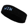 Pixel Win Embroidered Head Bands Terry - Black OSFM