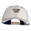 Let Him Cook Embroidered Big Size Special Cotton Low Profile Trucker Cap - Putty XL-3XL