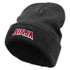 Ninja Embroidered Big Size Acrylic Long Beanies - Black XL-3XL