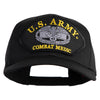 U.S. Army Combat Medic Patched Solid Cotton Twill Pro Style Cap - Black OSFM