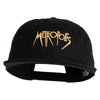 Metropolis 1927 Title Embroidered Unconstructed High Profile Cotton Flat Bill Cap - Black OSFM