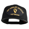 1st Cavalry Division Patched Solid Cotton Twill Cap - Black OSFM