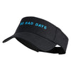 No Bad Days Icon Embroidered Cotton Twill Sun Visor - Black OSFM