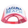 Laguna Beach Foam Mash Cap Embroidered Neon Polyester Foam Front Big Size Mesh Cap - Neon-Pink XL-3XL