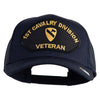 1st Cavalry Division Patched Solid Cotton Twill Mesh Prostyle Cap - Navy OSFM