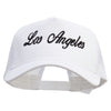 Los Angeles Embroidered New Big Size Trucker Mesh Cap - White XL-3XL
