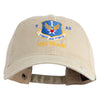First Air Force Veteran Embroidered Pigment Dyed Cap - Khaki OSFM