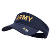 Wording of US Army Embroidered Pro Style Twill Washed Visor