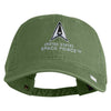 US Space Force with Delta Embroidered Pigment Dyed Cap - Olive OSFM