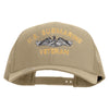 Licensed US Submarine Veteran Embroidered Retro Trucker Cap - Khaki OSFM