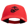 US Marine Corps Seal Embroidered 6 Panel Unstructured Cotton Twill Cap Made in USA