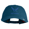 US Air Force Wing with Retired Embroidered Pigment Dyed Cap - Navy OSFM