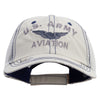 Licensed US Army Aviation Embroidered Low Profile Special Cotton Mesh Cap - Putty OSFM