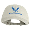 US Air Force with Wing Embroidered Pigment Dyed Cap - Stone Grey OSFM
