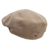Colorful Airplanes Embroidered Big Mesh Ivy Cap - Khaki XL-2XL