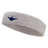 Airplane Silhouette Embroidered Head Band (Terry) - Lt-Grey OSFM
