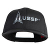 Delta with USSF Embroidered Solid Cotton Twill Pro Style Cap - Black OSFM