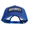 Text Law and Forces Patched Big Size Solid Cotton Twill High Profile Mesh Prostyle Cap - Royal XL-3XL