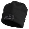 Sunny Denver Embroidered Big Size Reversible Micro Fleece Cap - Black XL-3XL