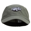 Vintage Car Embroidered Big Size Fitted Ripstop Cotton Military Army Cap - Olive XL-2XL