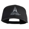 US Space Force with Delta Embroidered Solid Cotton Twill Cap - Black OSFM