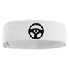 Car Steering Wheel Embroidered Cotton Twill Stretchable Hat Band