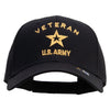 Licensed U.S. Army Veteran Military Embroiderd Low Profile Cap - Black OSFM