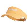 Harvard Embroidered Pro Style Cotton Twill Washed Visor - Mango OSFM