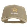 Star US Army Embroidered Solid Cotton Twill 5 Panel Prostyle Snap Cap