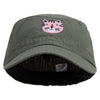 Cute Tiger Embroidered Big Size Fitted Ripstop Cotton Military Army Cap - Olive XL-2XL