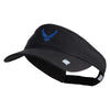 US Air Force Wing Embroidered Cotton Twill Visor - Black OSFM