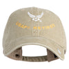 USAF Retired Embroidered Cotton Twill Brass Buckle Cap - Khaki OSFM