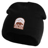 Great Smoky Mountains Embroidered 8" Knit Short Beanie - Black OSFM