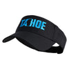Tahoe Silhouette Embroidered Cotton Twill Visor - Black OSFM