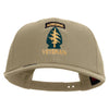 Licensed 1st Special Forces Command Veteran Embroidered Solid Cotton Twill Pro Style Cap - Khaki OSFM