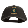 Licensed 1st Special Forces Command Veteran Embroidered Solid Cotton Twill Mesh Prostyle Cap - Charcoal OSFM