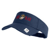 Ooh Rah Design Embroidered Cotton Twill Sun Visor - Navy OSFM