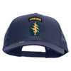 Licensed 1st Special Forces Command Embroidered Solid Cotton Twill Mesh Prostyle Cap - Navy OSFM